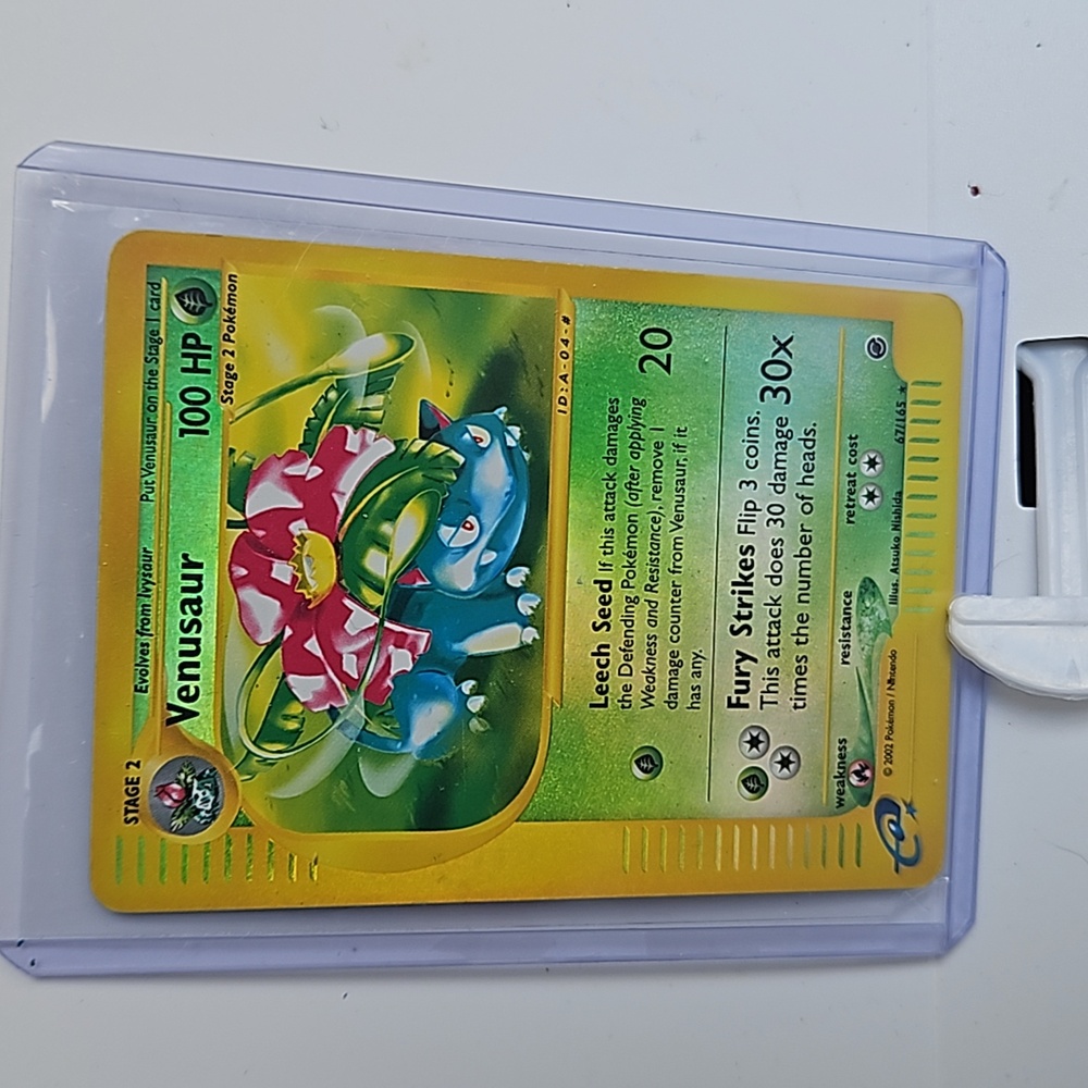 VINTAGE POKÉMON~Rare Reverse Holo Venasaur # 67